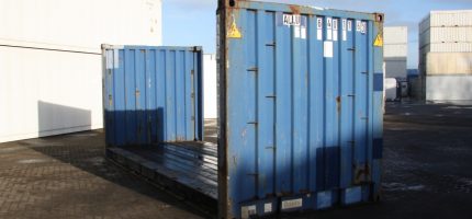 20FT Flatrack Fixed-End container 01