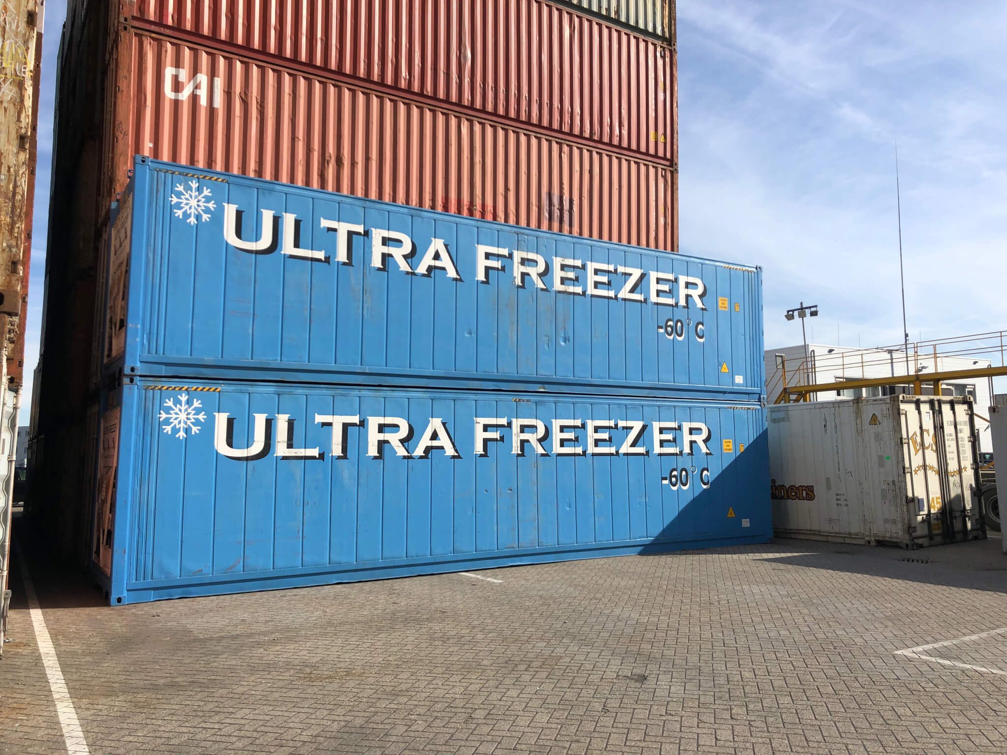 ultra freezers reefer containers beschikbaar vo